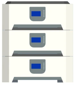 Stackable Type Household Power Storage Battery Pack 5KW*N