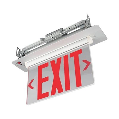 UL-listet LED-kantbelyst utgangsskilt med batteribackup